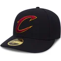 59fifty-low-profile-team-classic-cleveland-cavaliers-nba-kappe-mit-gebogenem-schirm-in-schwarz-von-new-era