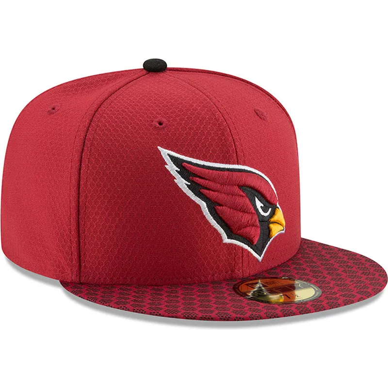 cappelli-piatta-rosso-regolato-59fifty-sideline-dei-arizona-cardinals-nfl-di-new-era