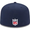 cappello-piatto-blu-navy-aderente-59fifty-on-field-dei-chicago-bears-nfl-di-new-era