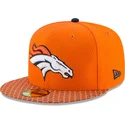 cappello-piatto-arancione-aderente-59fifty-sideline-dei-denver-broncos-nfl-di-new-era