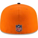 cappello-piatto-arancione-aderente-59fifty-sideline-dei-denver-broncos-nfl-di-new-era