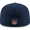 cappelli-piatta-blu-regolato-59fifty-sideline-dei-los-angeles-rams-nfl-di-new-era