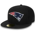 cappello-piatto-nero-regolabile-59fifty-black-coll-dei-new-england-patriots-nfl-di-new-era