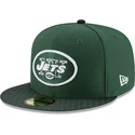 cappellino-verde-a-visiera-piatta-59fifty-sideline-dei-new-york-jets-nfl-di-new-era