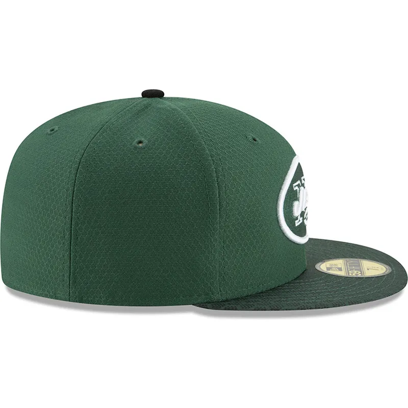 cappelli-piatta-verde-regolato-59fifty-sideline-dei-new-york-jets-nfl-di-new-era