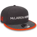cappellino-grigio-a-visiera-piatta-snapback-9fifty-fernando-alonso-di-mclaren-racing-formula-1-di-new-era
