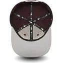 cappello-piatto-rosso-e-grigio-snapback-9fifty-seasonal-heather-degli-atlanta-braves-mlb-di-new-era