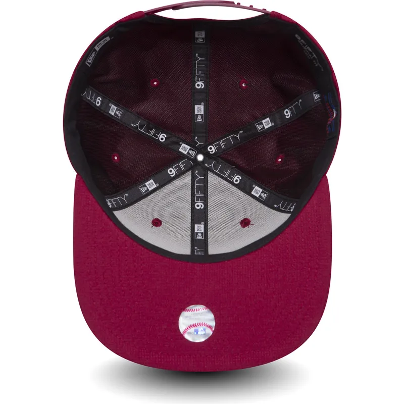 cappelli-piatta-rosso-snapback-9fifty-nano-ripstop-dei-boston-red-sox-mlb-di-new-era