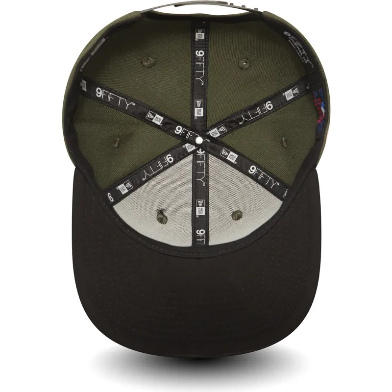 mutzen-flach-grun-snapback-9fifty-seasonal-heather-der-boston-red-sox-mlb-von-new-era
