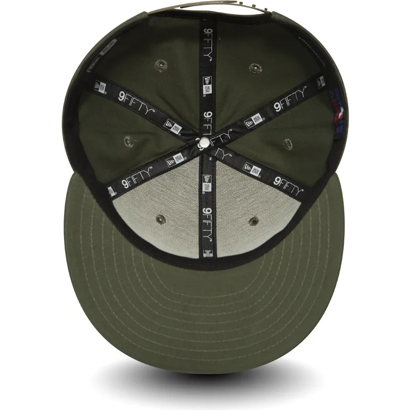 cappelli-piatta-verde-snapback-9fifty-league-essential-dei-detroit-tigers-mlb-di-new-era
