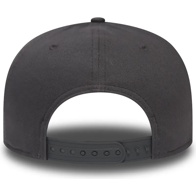 cappelli-piatta-pietra-snapback-negro-9fifty-league-essential-dei-los-angeles-dodgers-mlb-di-new-era