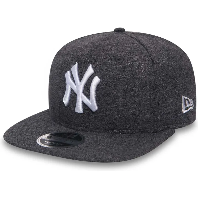 cappelli-piatta-grigio-snapback-9fifty-slub-dei-new-york-yankees-mlb-di-new-era