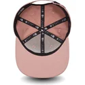 cappello-piatto-rosa-regolabile-con-logo-nero-9fifty-true-originators-dei-new-york-yankees-mlb-di-new-era