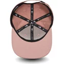 new-era-flat-brim-schwarzes-logo-9fifty-true-originators-new-york-yankees-mlb-adjustable-cap-verstellbar-pink