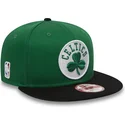 cappellino-piatto-verde-e-nero-snapback-9fifty-dei-boston-celtics-nba-di-new-era