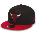 cappello-snapback-nero-e-rosso-9fifty-dei-chicago-bulls-nba-di-new-era