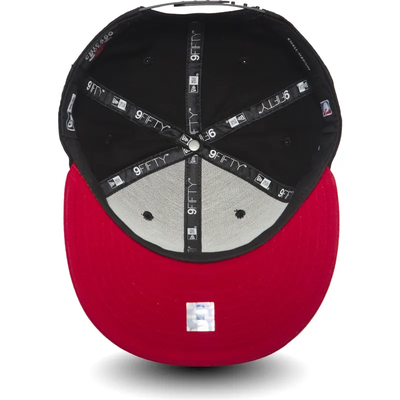 cappelli-piatta-nero-snapback-9fifty-dei-chicago-bulls-nba-di-new-era