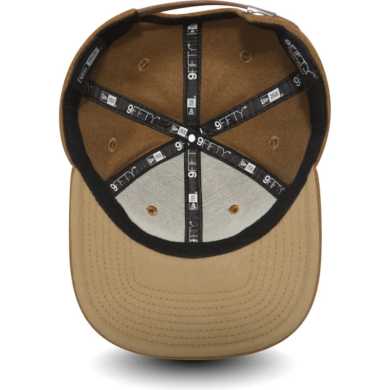 mutzen-flach-braun-verstellbares-band-9fifty-von-new-era mutzen-flach-braun-verstellbares-band-9fifty-von-new-era