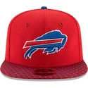 cappelli-piatta-rosso-snapback-9fifty-sideline-dei-buffalo-bills-nfl-di-new-era