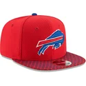 cappelli-piatta-rosso-snapback-9fifty-sideline-dei-buffalo-bills-nfl-di-new-era