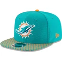 cappelli-piatta-blu-snapback-9fifty-sideline-dei-miami-dolphins-nfl-di-new-era