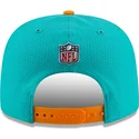 cappelli-piatta-blu-snapback-9fifty-sideline-dei-miami-dolphins-nfl-di-new-era