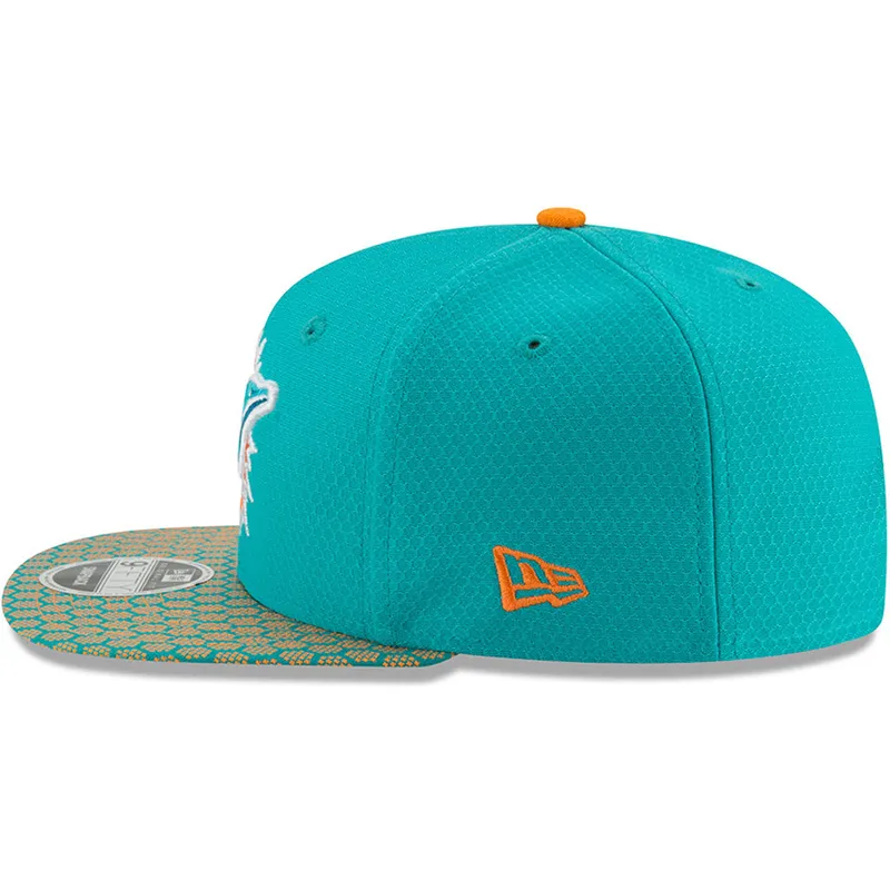 mutzen-flach-blau-snapback-9fifty-sideline-der-miami-dolphins-nfl-von-new-era