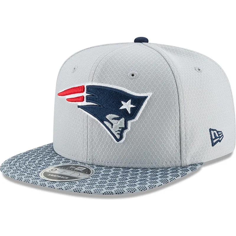 cappelli-piatta-grigio-snapback-9fifty-sideline-dei-new-england-patriots-nfl-di-new-era