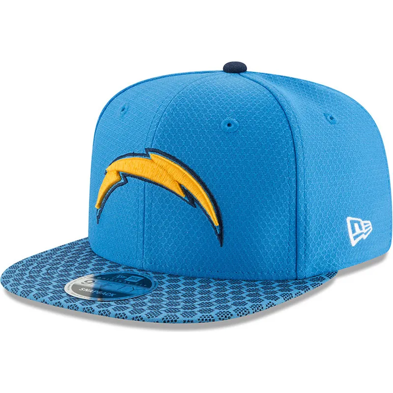 cappelli-piatta-blu-snapback-9fifty-sideline-dei-los-angeles-chargers-nfl-di-new-era