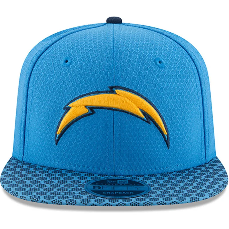 cappelli-piatta-blu-snapback-9fifty-sideline-dei-los-angeles-chargers-nfl-di-new-era