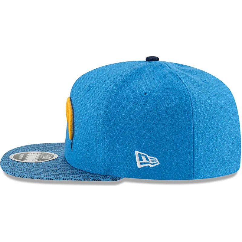 cappelli-piatta-blu-snapback-9fifty-sideline-dei-los-angeles-chargers-nfl-di-new-era