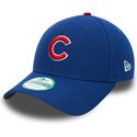 new-era-curved-brim-9forty-the-league-chicago-cubs-mlb-adjustable-cap-verstellbar-schwarz