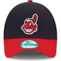 cappelli-curva-nero-cinghia-regolabile-9forty-the-league-dei-cleveland-indians-mlb-di-new-era