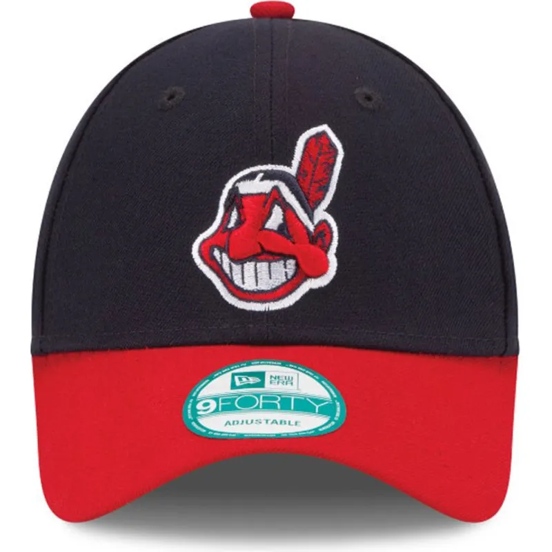 mutzen-gebogen-schwarz-verstellbares-band-9forty-the-league-der-cleveland-indians-mlb-von-new-era mutzen-gebogen-schwarz-verstellbares-band-9forty-the-league-der-cleveland-indians-mlb-von-new-era
