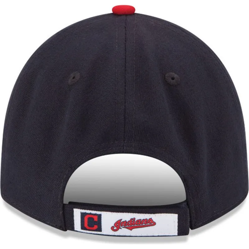 cappelli-curva-nero-cinghia-regolabile-9forty-the-league-dei-cleveland-indians-mlb-di-new-era