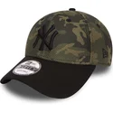 cappelli-curva-mimetizzazione-cinghia-regolabile-9forty-mesh-overlay-dei-new-york-yankees-mlb-di-new-era