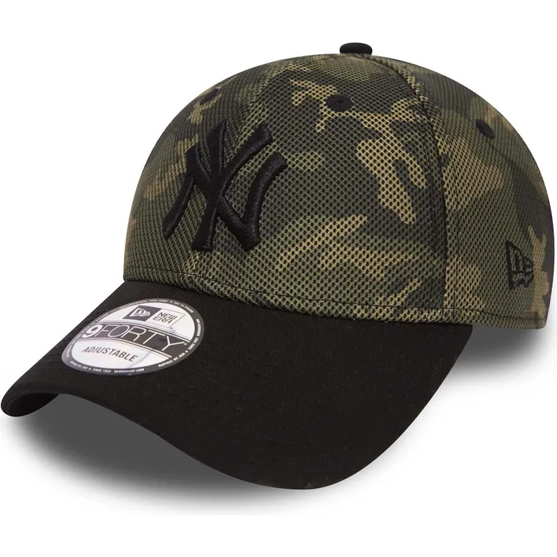cappelli-curva-mimetizzazione-cinghia-regolabile-9forty-mesh-overlay-dei-new-york-yankees-mlb-di-new-era