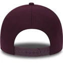 cappelli-curva-rosso-cinghia-regolabile-granate-9forty-melton-a-frame-dei-new-york-yankees-mlb-di-new-era