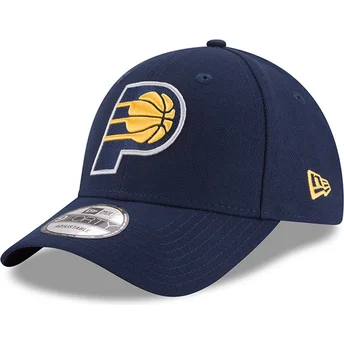 verstellbare-9forty-the-league-navy-blaue-kappe-der-indiana-pacers-nba-von-new-era
