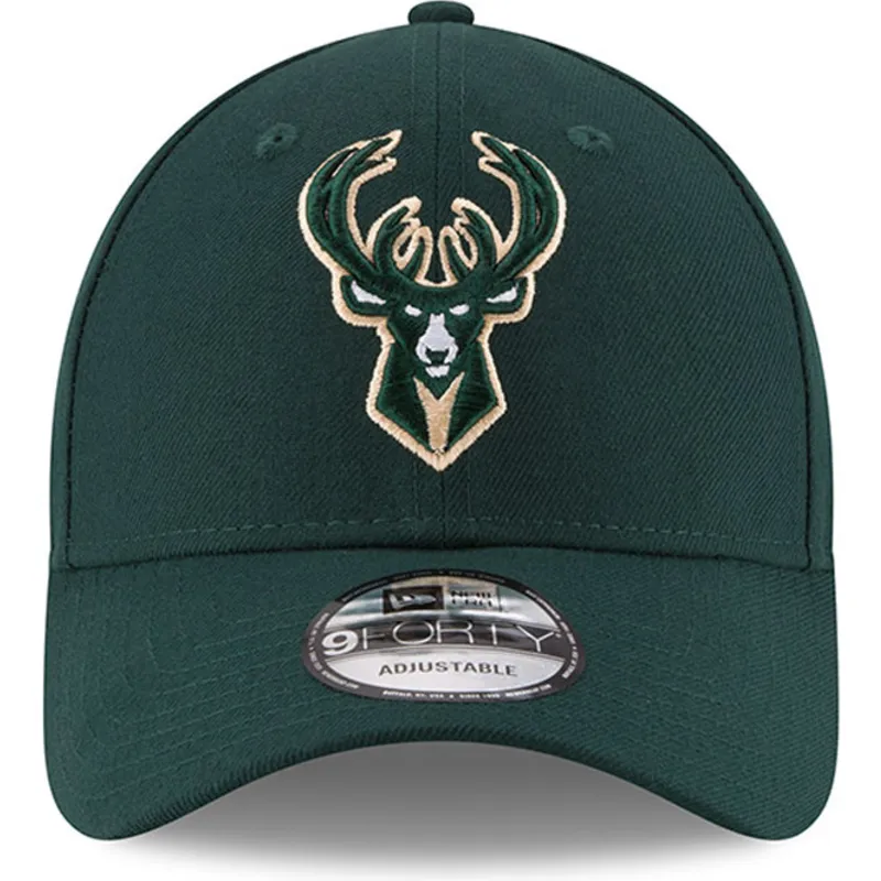 zielona-regulowana-czapka-z-daszkiem-9forty-the-league-milwaukee-bucks-nba-new-era