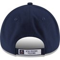 new-era-curved-brim-9forty-the-league-new-orleans-pelicans-nba-adjustable-cap-verstellbar-marineblau