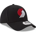 gorra-curva-negra-ajustable-9forty-the-league-de-portland-trail-blazers-nba-de-new-era