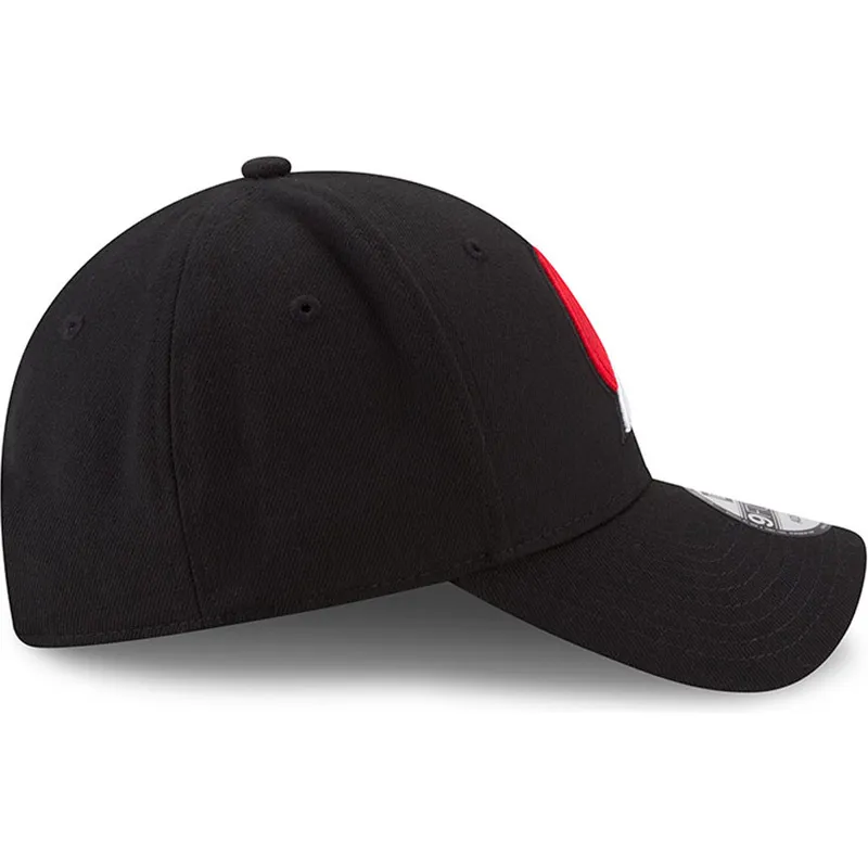 sort-justerbar-curved-9forty-the-league-kasket-fra-portland-trail-blazers-nba-fra-new-era
