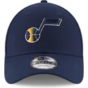 mutzen-gebogen-marineblau-verstellbares-band-9forty-the-league-der-utah-jazz-nba-von-new-era