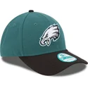 gorra-curva-verde-y-negra-ajustable-9forty-the-league-de-philadelphia-eagles-nfl-de-new-era