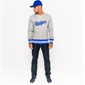 felpe-senza-cappuccio-grigio-crew-neck-heritage-dei-brooklyn-dodgers-mlb-di-new-era