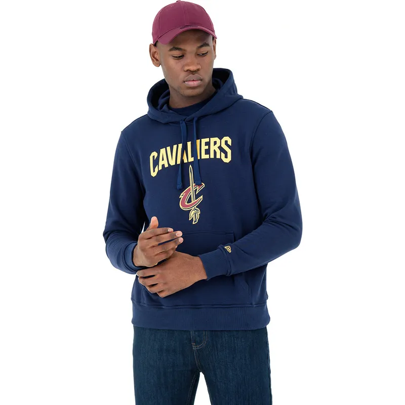 felpe-con-cappuccio-blu-pullover-hoody-dei-cleveland-cavaliers-nba-di-new-era felpe-con-cappuccio-blu-pullover-hoody-dei-cleveland-cavaliers-nba-di-new-era