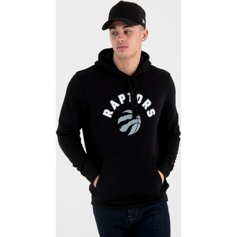 New Era Pullover Hoodie Kapuzenpullover Toronto Raptors NBA Sweatshirt schwarz