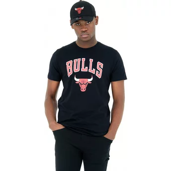 Maglietta maniche corte nera de Chicago Bulls NBA de New Era