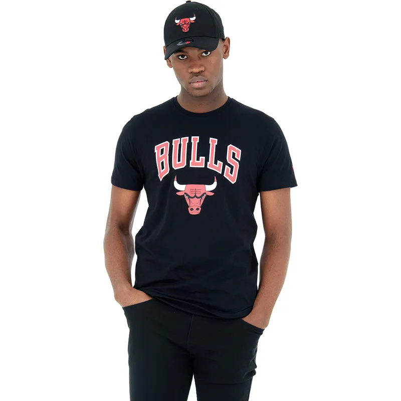t-shirt-kurzarm-schwarz-der-chicago-bulls-nba-von-new-era t-shirt-kurzarm-schwarz-der-chicago-bulls-nba-von-new-era